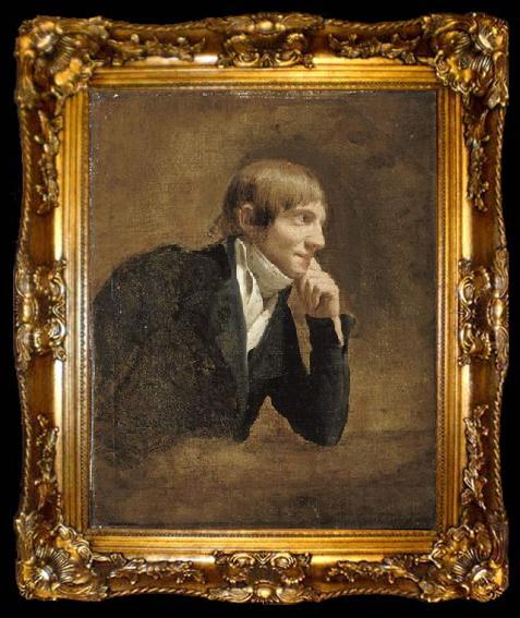 framed  Louis-Leopold Boilly Portrait of Pierre-Joseph Redoute, ta009-2